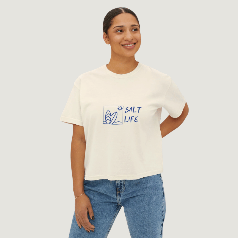 تی‌شرت باکسی زنانه