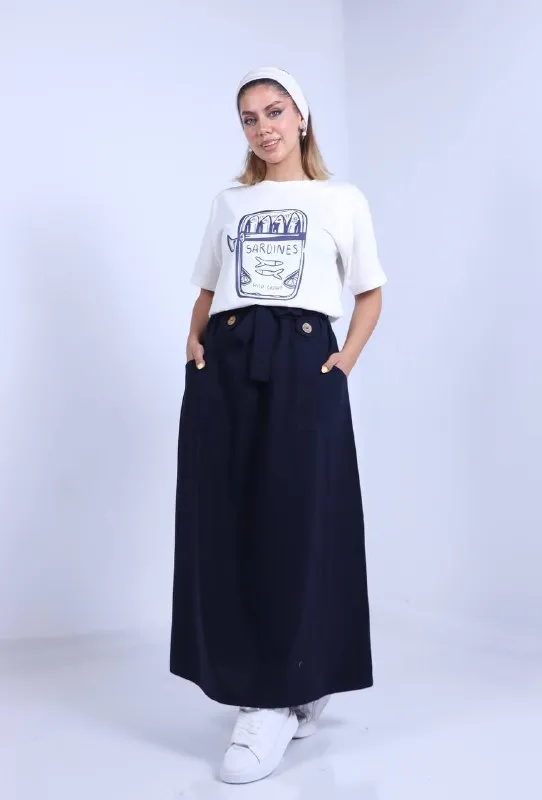 دامن جیب دار زنانه