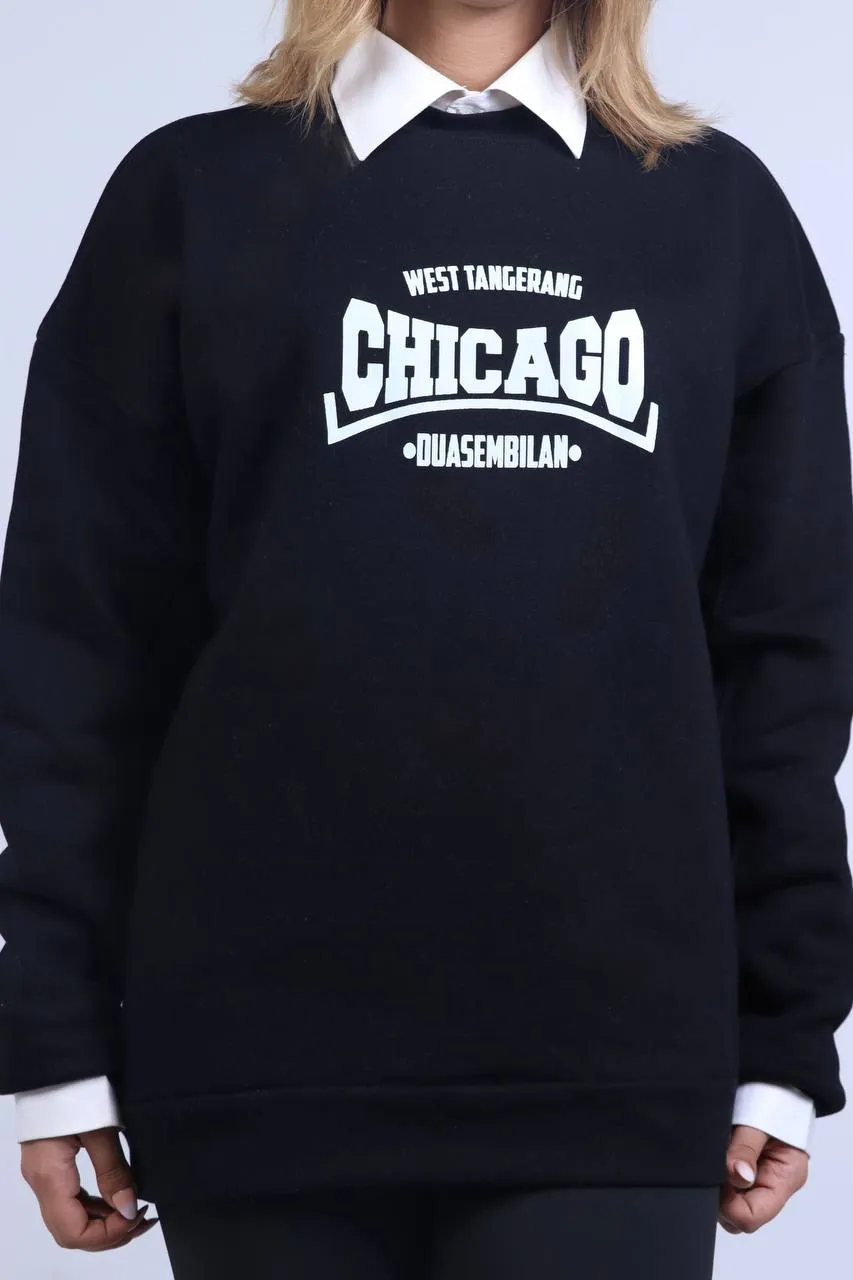 دورس یقه گرد پنبه زنانه Chicago
